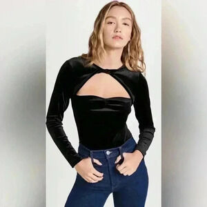 WAYF Velvet Bodysuit
